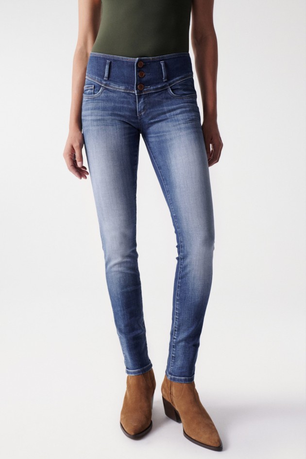 JEANS MYSTERY PUSH UP PREMIUM WASH
