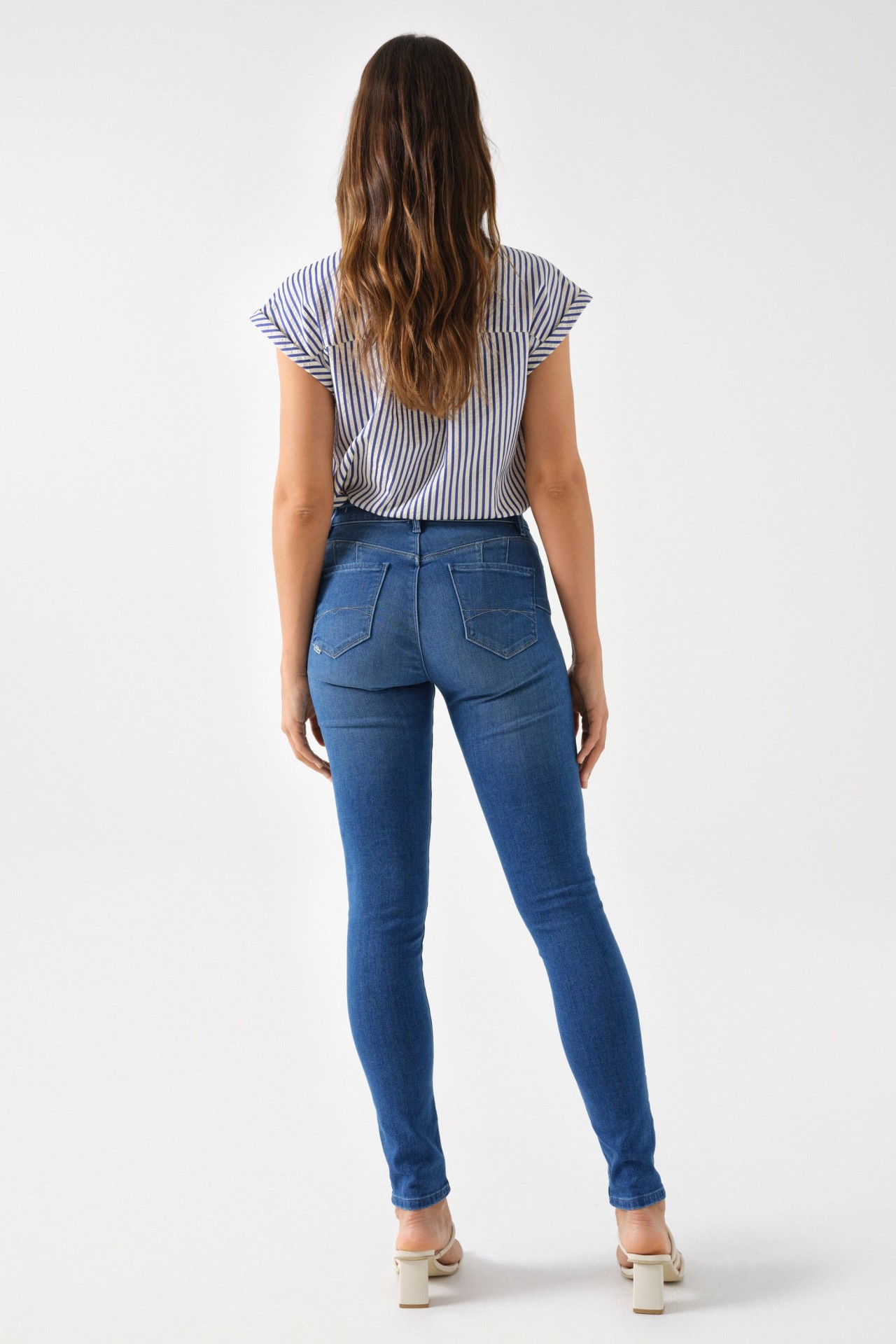 DESTINY PUSH UP SKINNY JEANS