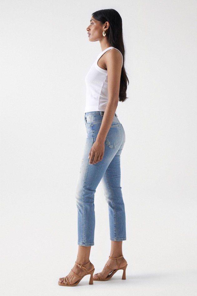 VAQUEROS FAITH PUSH IN CROPPED SLIM