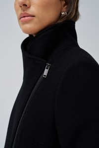 VESTE EN LAIN GRACE AVEC FOURRURE