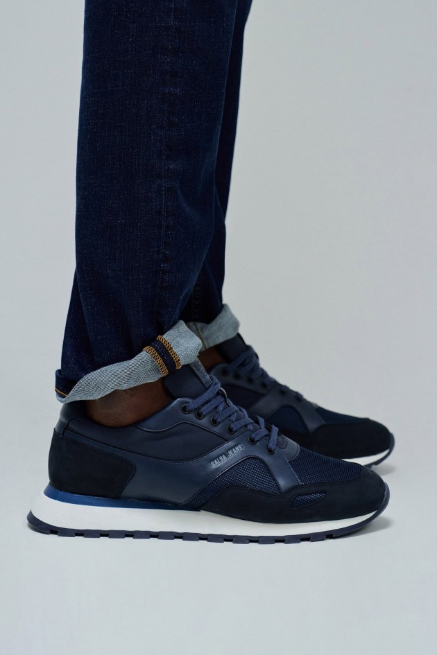 LEATHER TRAINERS