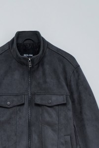 BOMBER JACKET IN SUEDE