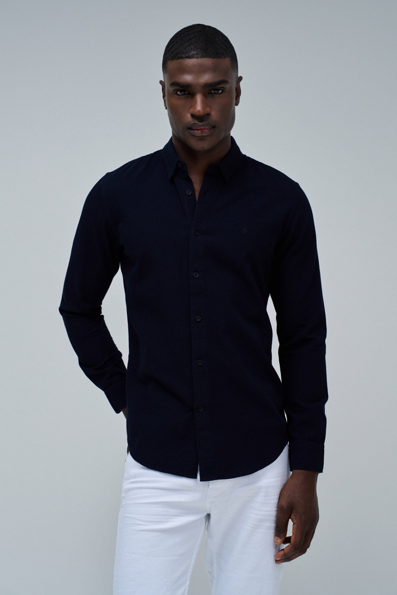 TEXTURED SHIRT