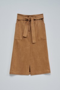 MIDI SUEDE SKIRT