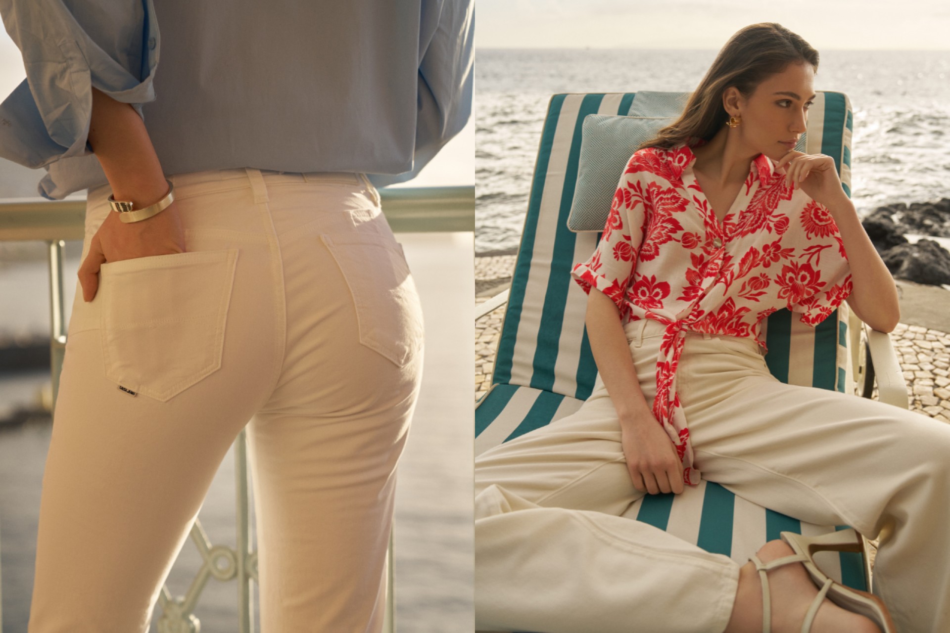 Outfit-Ideen mit weien Hosen