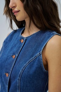 GILET EN JEAN
