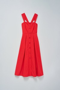 MIDI DRESS WITH BUTTONS