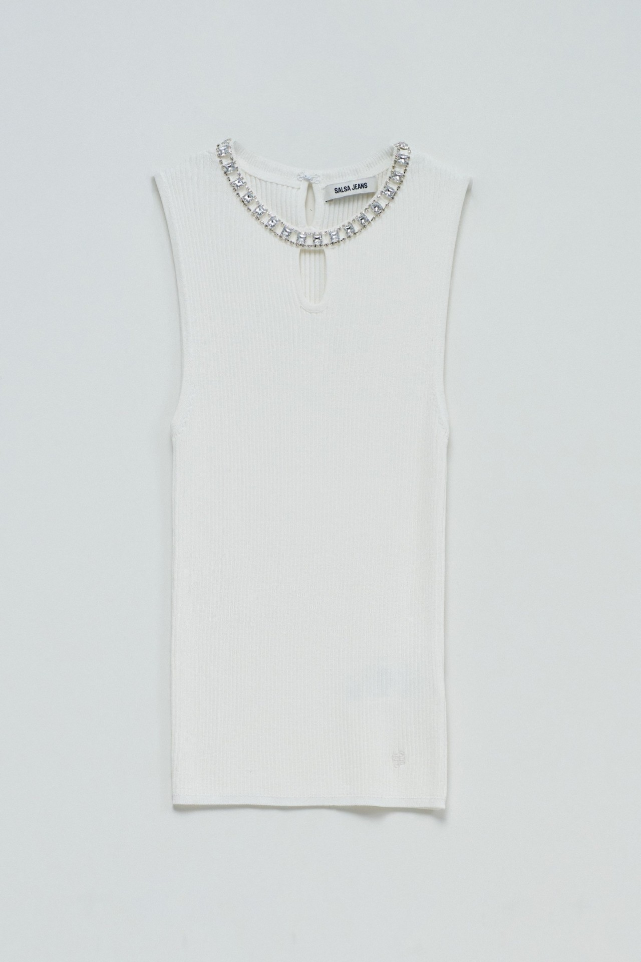 RIBBED TOP WITH SPARKLES