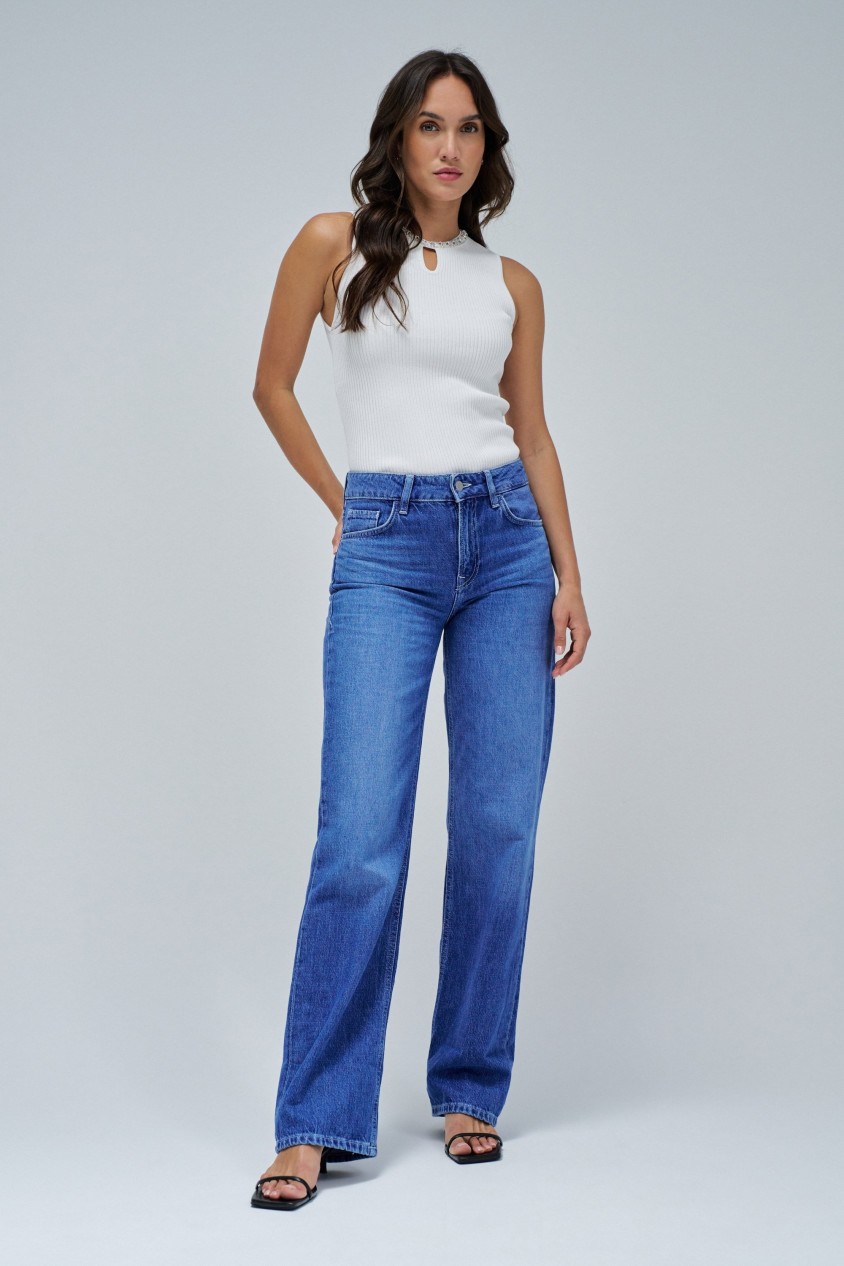 RIBBED TOP WITH SPARKLES