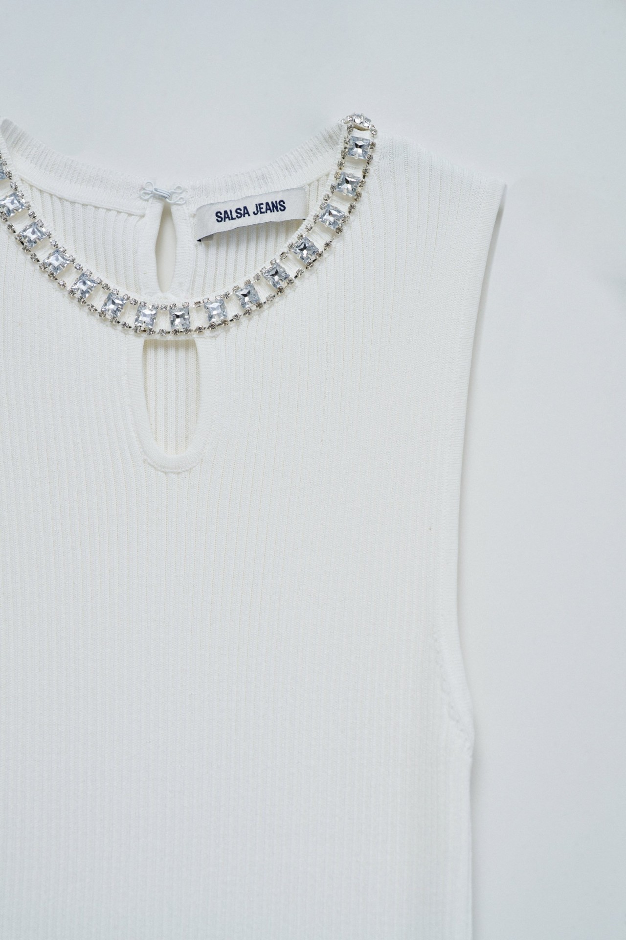 RIBBED TOP WITH SPARKLES