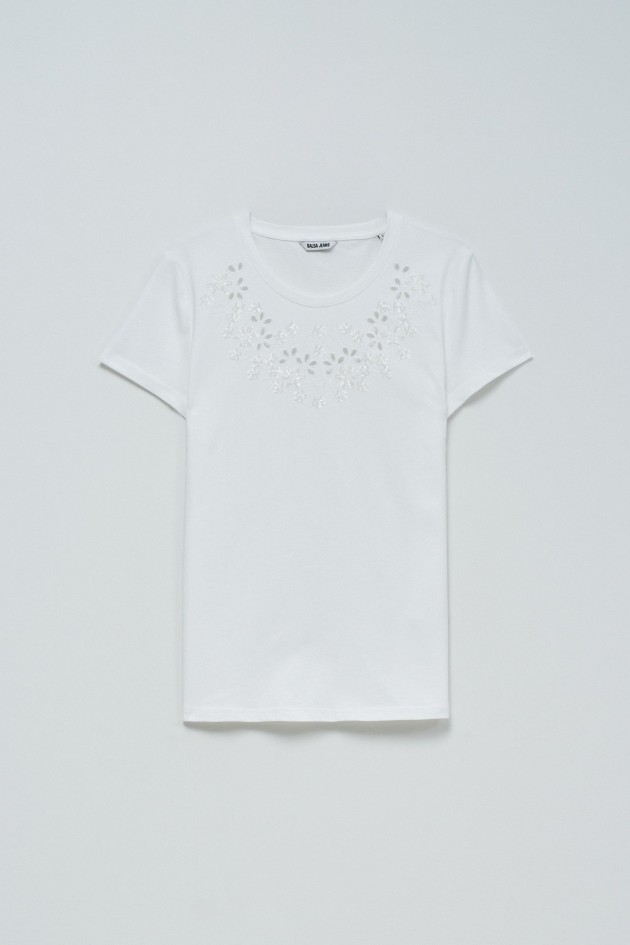 T-SHIRT AVEC BRODERIE