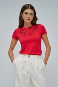 T-SHIRT AVEC BRODERIE
