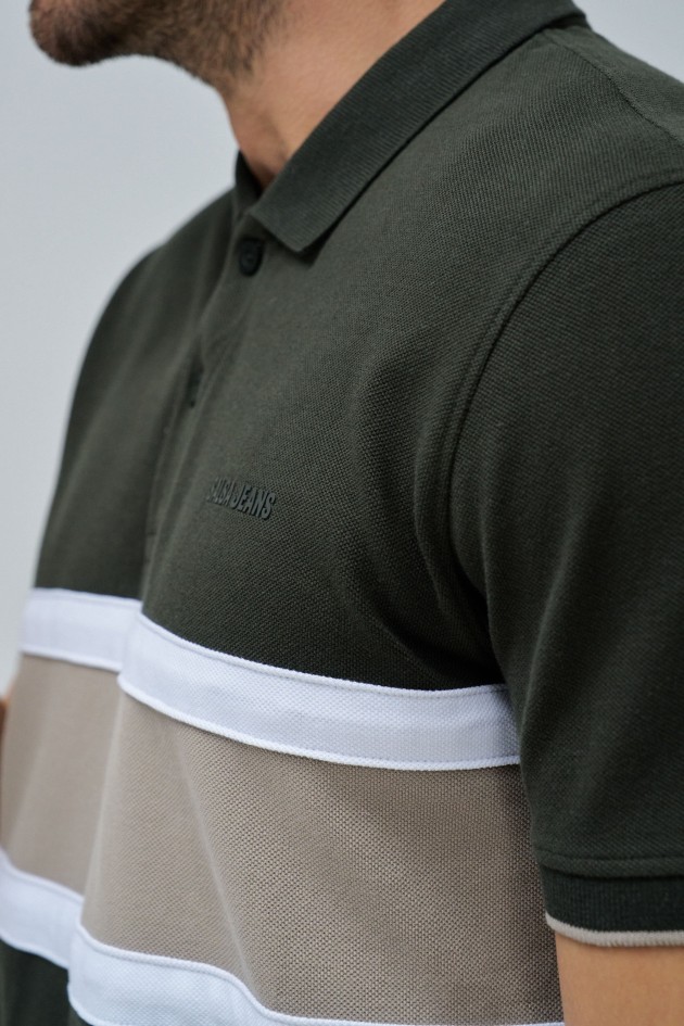 TRICOLOUR POLO