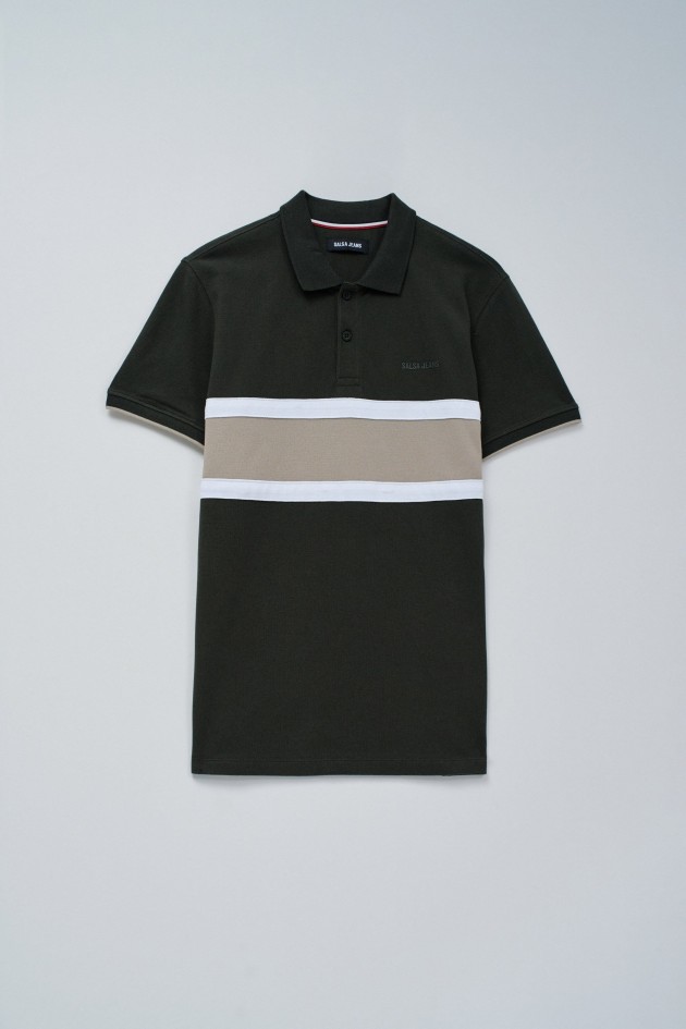 TRICOLOUR POLO