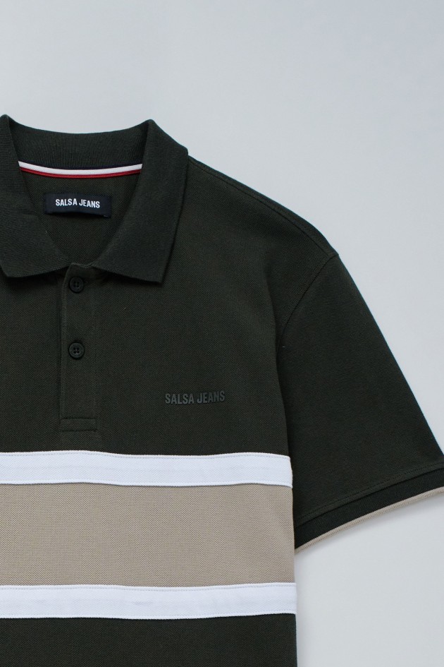 TRICOLOUR POLO