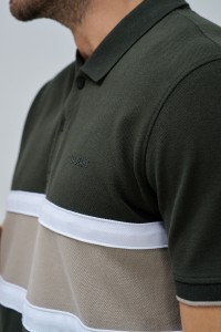 TRICOLOUR POLO
