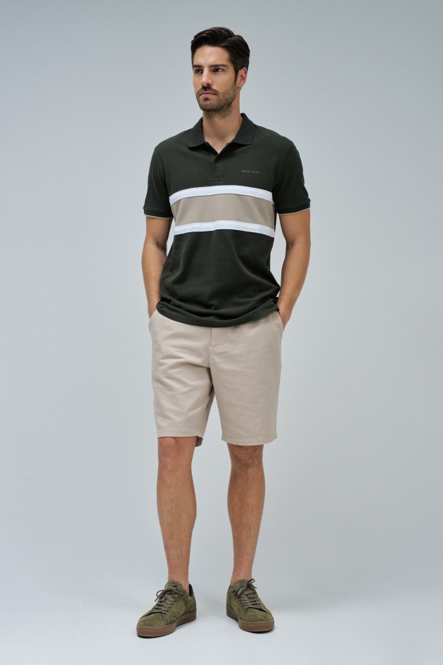 TRICOLOUR POLO