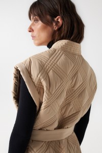 GILET MATELASS? AVEC CEINTURE