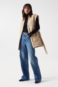 GILET MATELASS? AVEC CEINTURE