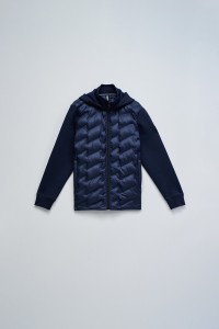 GEPOLSTERTE JACKE AUS VERSCHIEDENEN MATERIALIEN