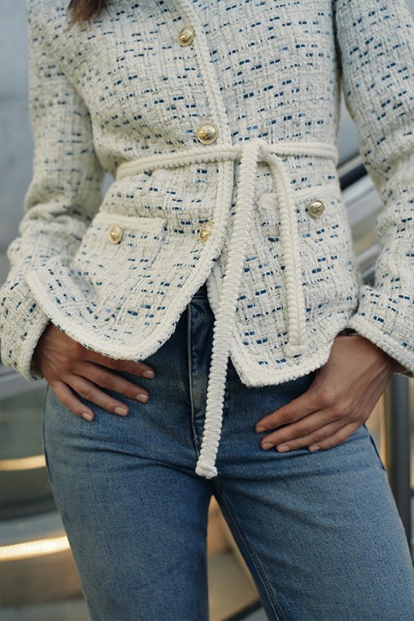 MANTEAU EN TWEED