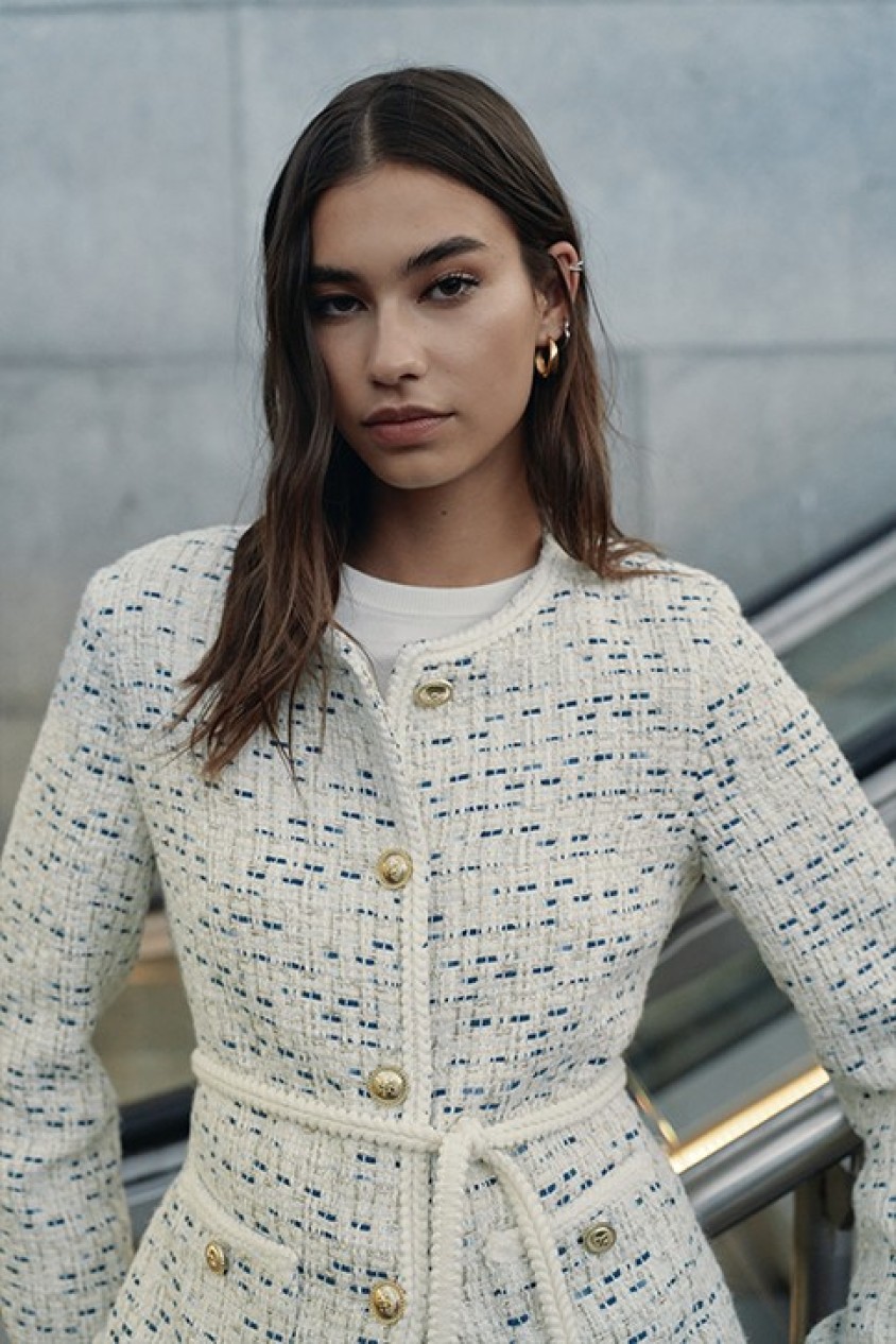 TWEED TRENCH COAT