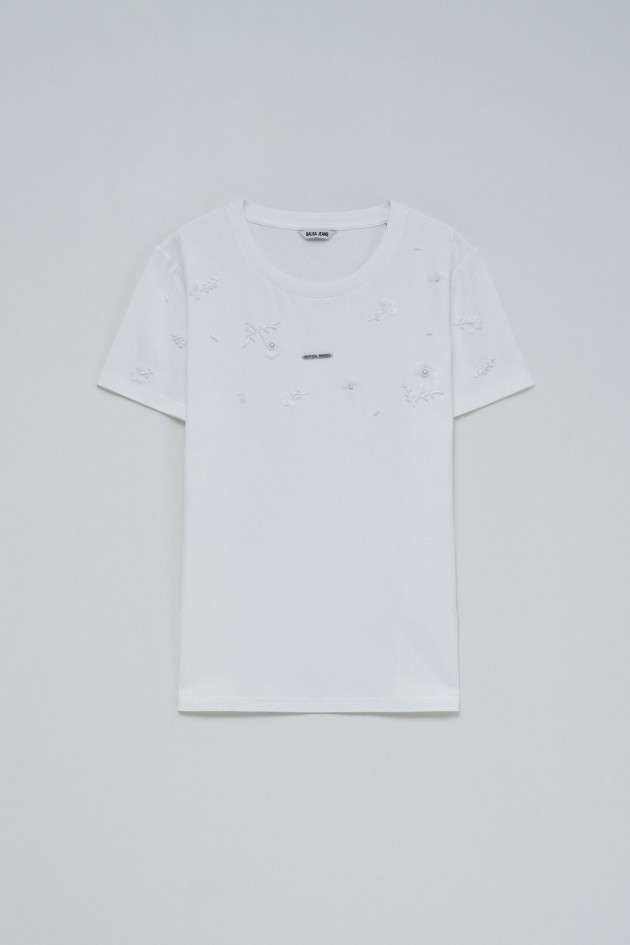 T-SHIRT WITH BEADS