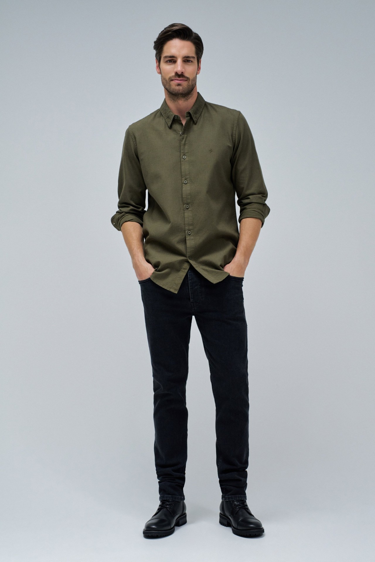 TEXTURED SHIRT