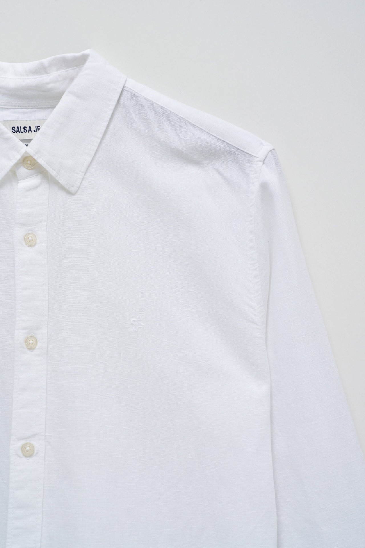 SHIRT WITH LINEN BLEND