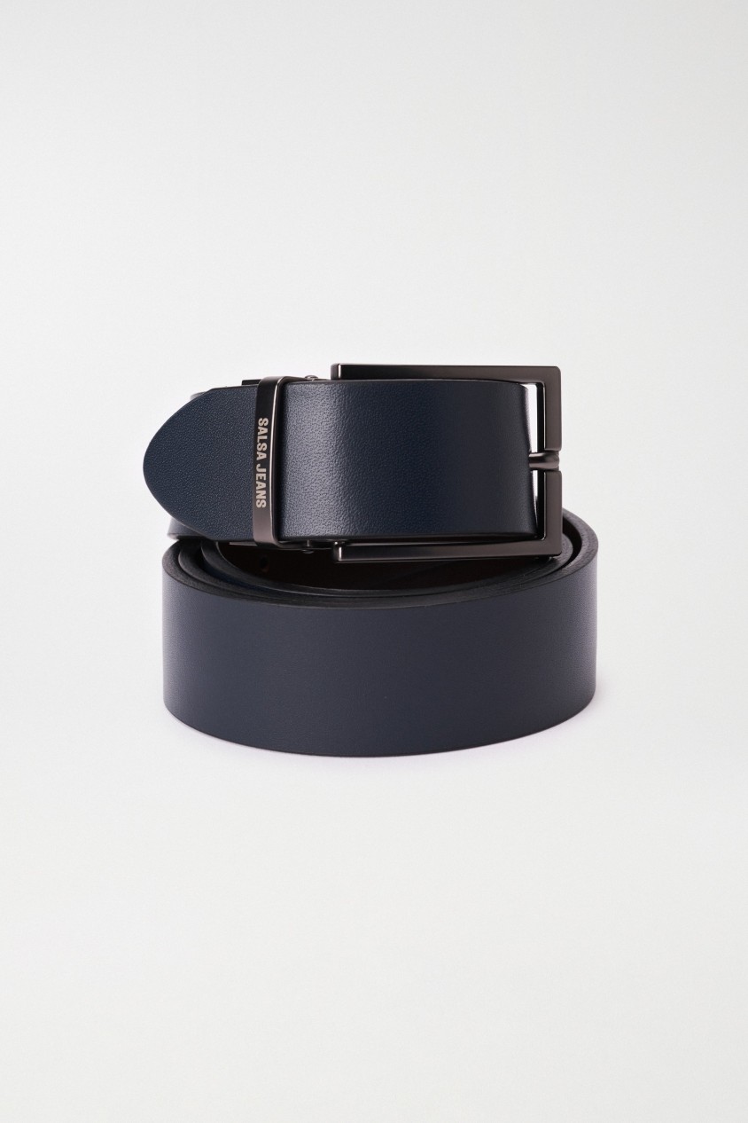 CEINTURE EN CUIR RÉVERSIBLE