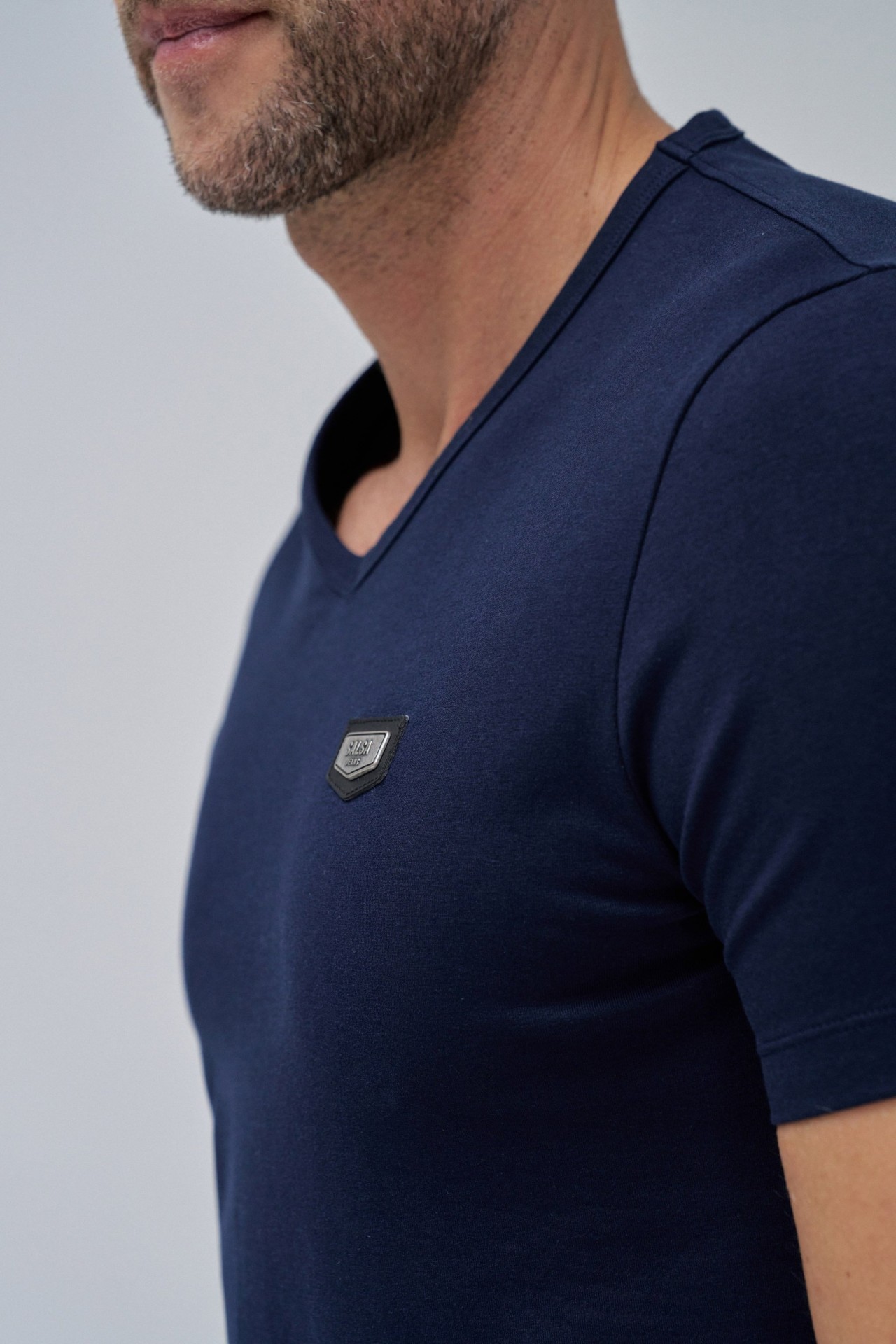 COTTON T-SHIRT WITH SALSA LOGO