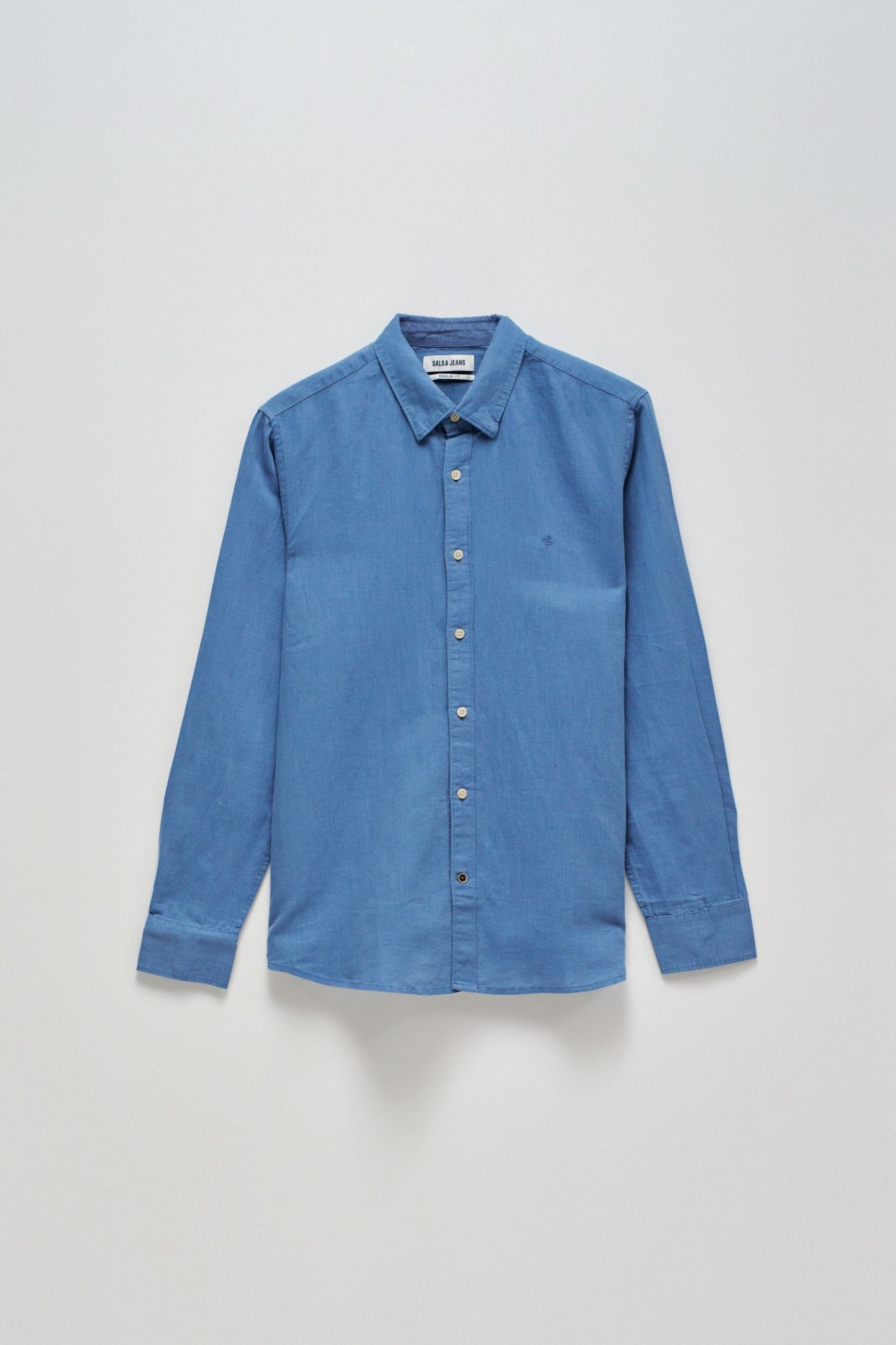 SHIRT WITH LINEN BLEND