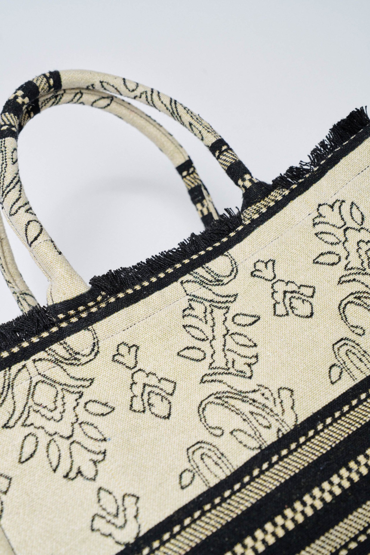SAC FOURRE-TOUT AVEC BRODERIES JACQUARD
