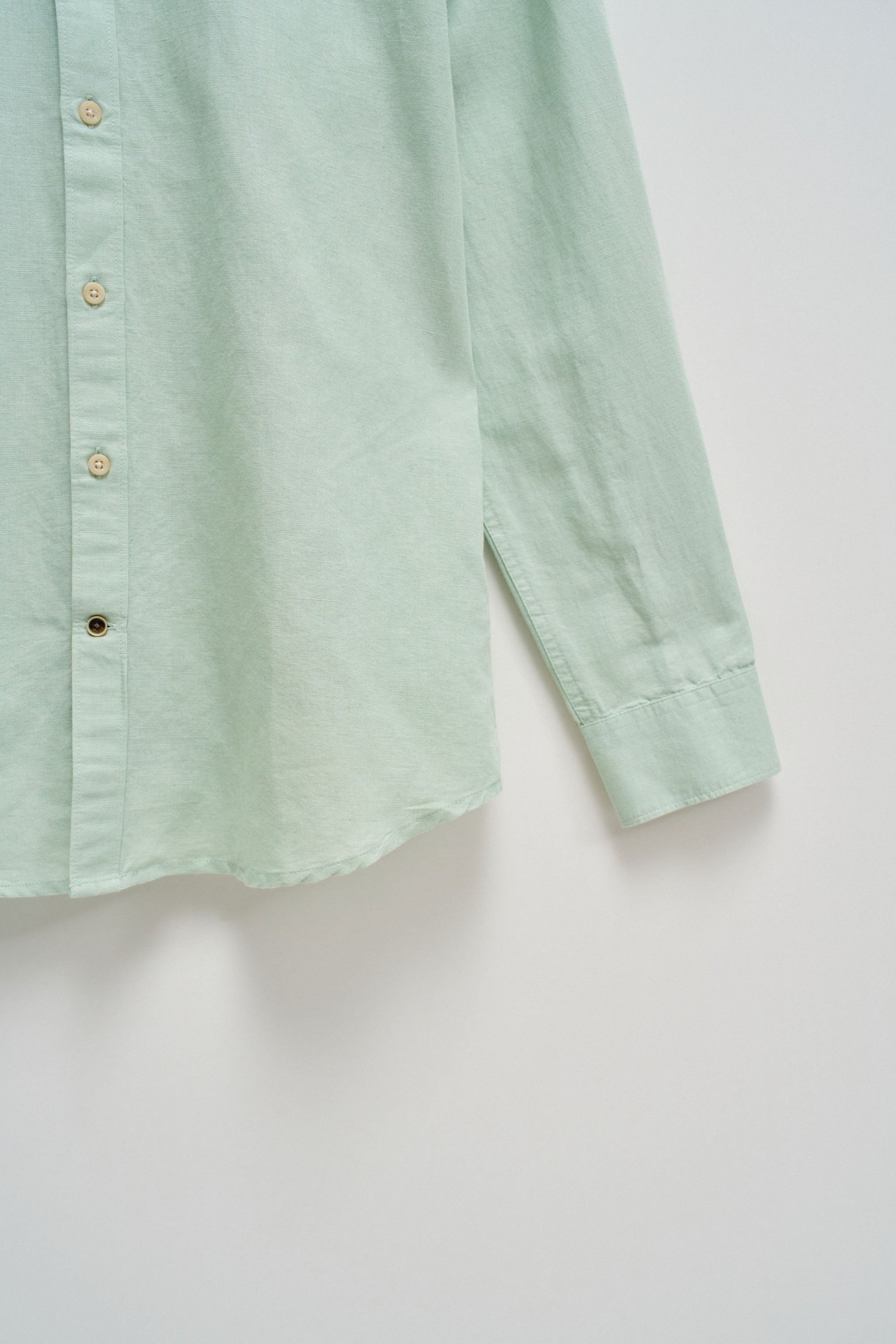 SHIRT WITH LINEN BLEND