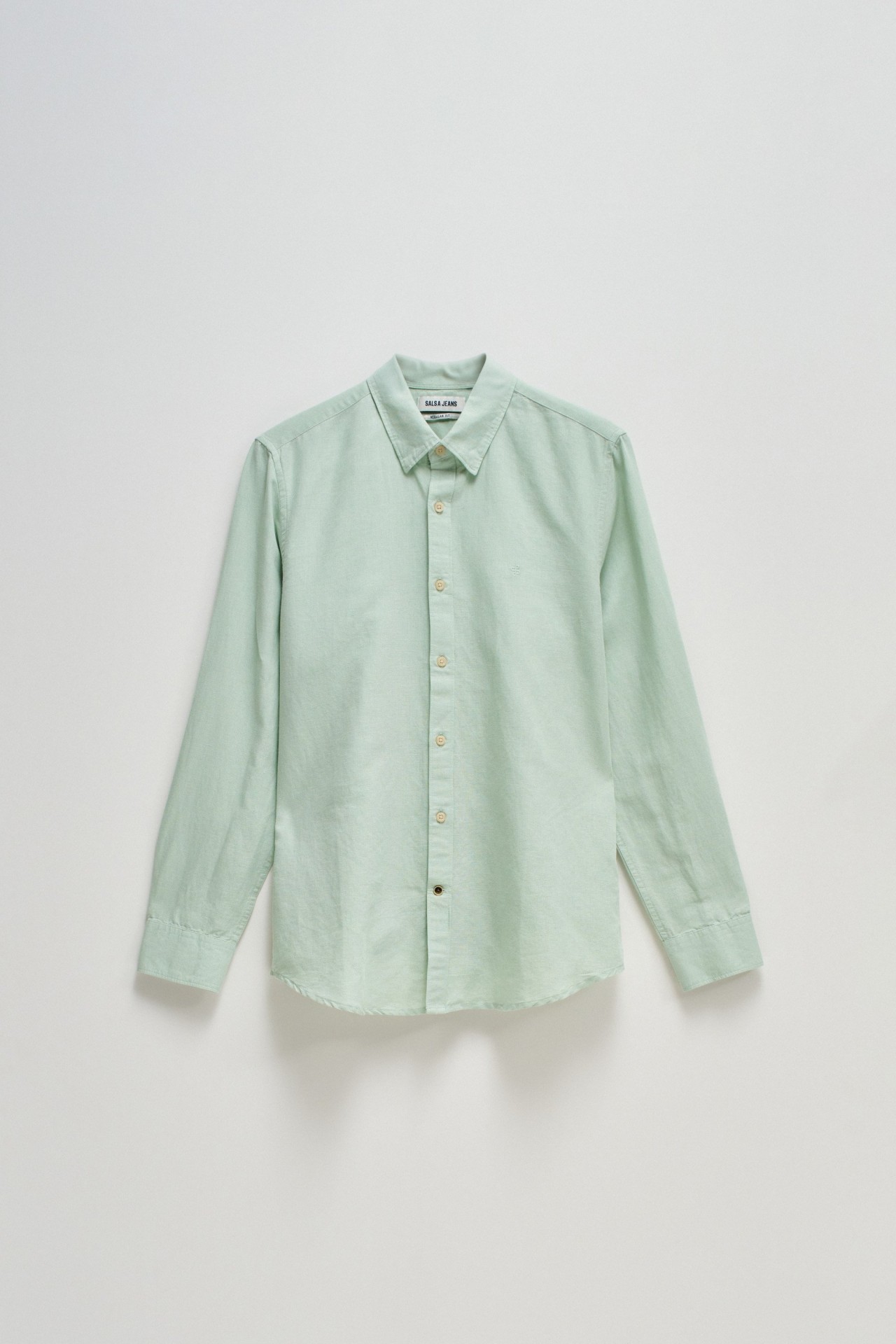 SHIRT WITH LINEN BLEND