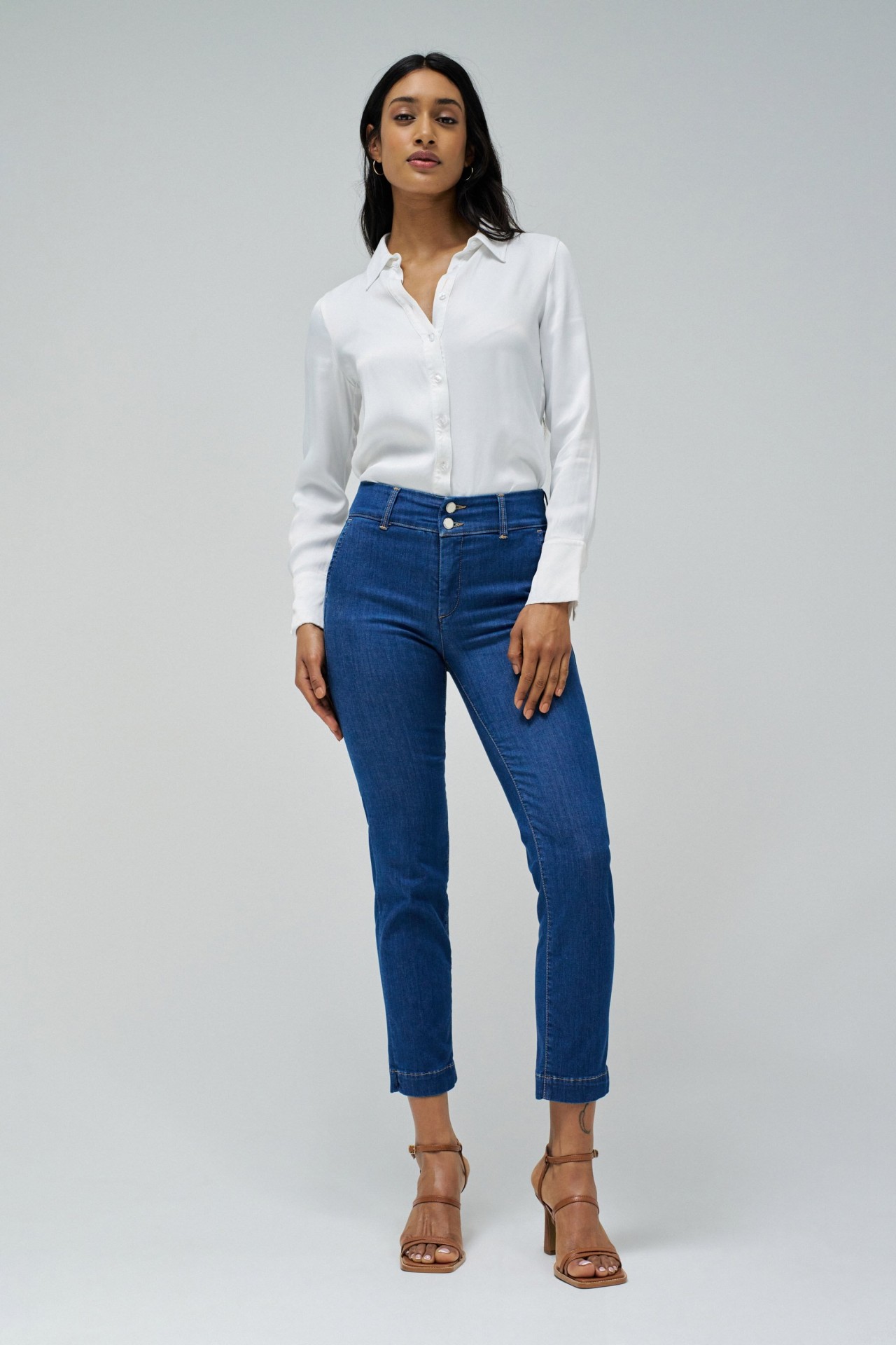 SECRET CHINO PUSH IN CROPPED SLIM