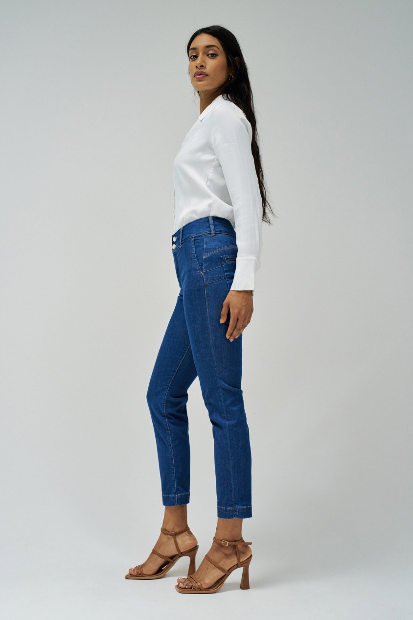 SECRET CHINO PUSH IN CROPPED SLIM