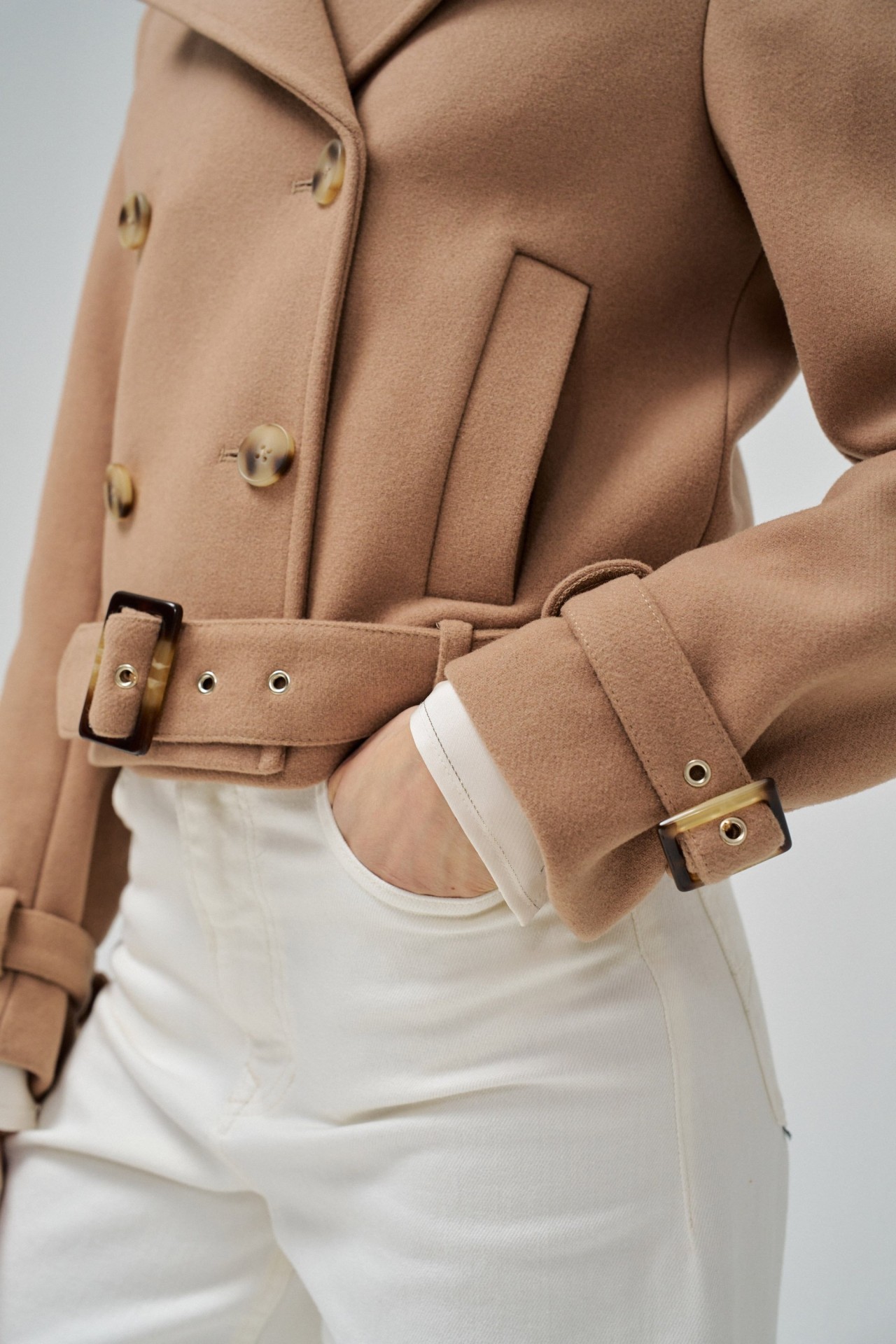 SHORT TRENCH COAT