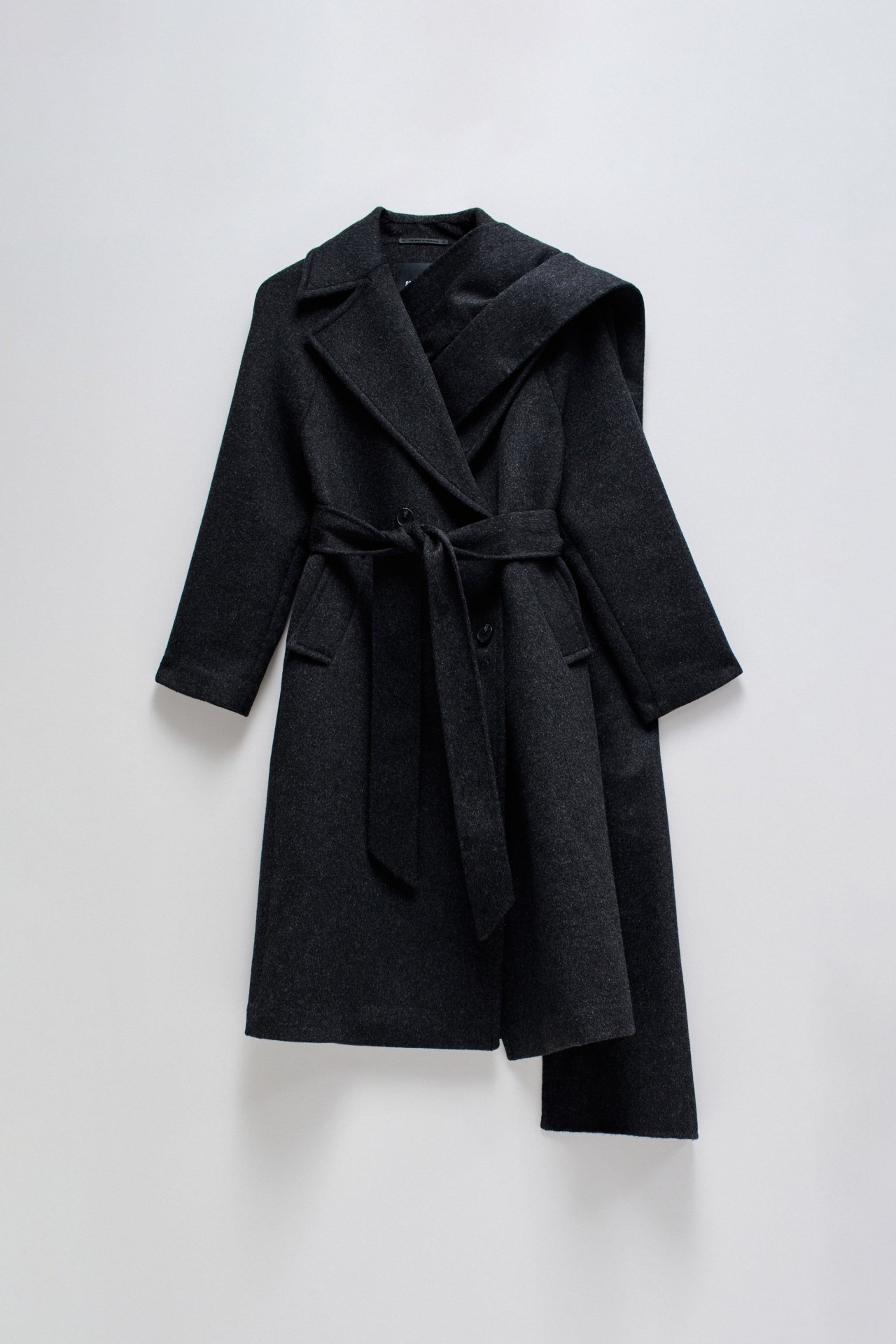 STOFFJACKE MIT ABNEHMBAREM SCHAL