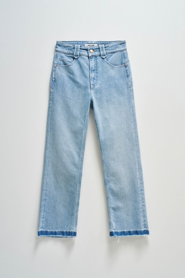 FAITH PUSH IN CROPPED FLARE JEANS