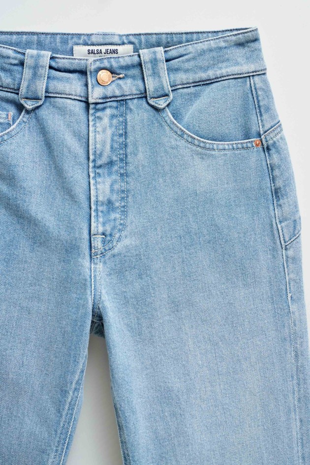 FAITH PUSH IN CROPPED FLARE JEANS