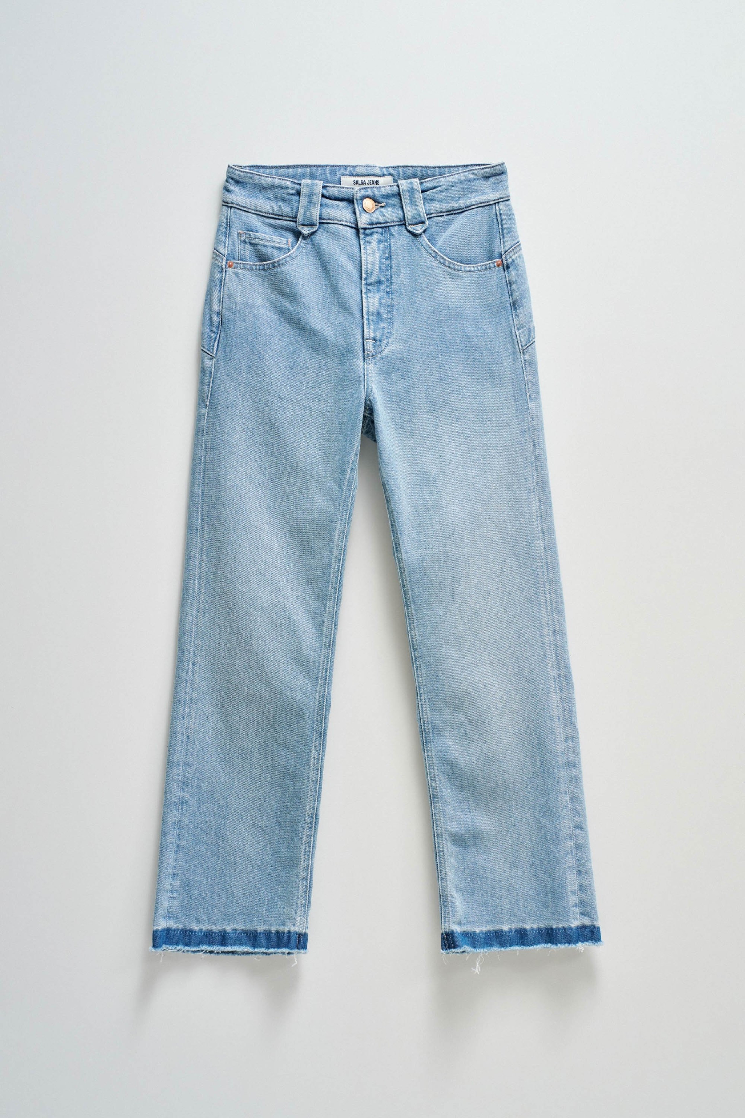 FAITH PUSH IN CROPPED FLARE JEANS