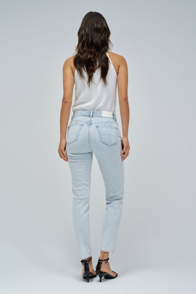 DESTINY PUSH UP CROPPED SKINNY JEANS
