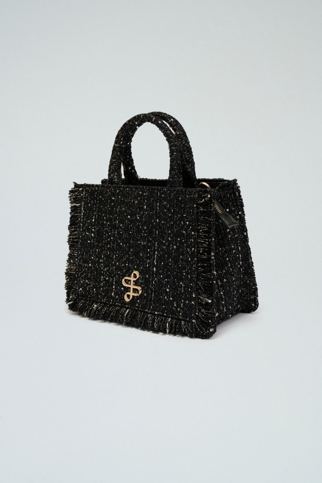 SAC À MAIN EN TWEED