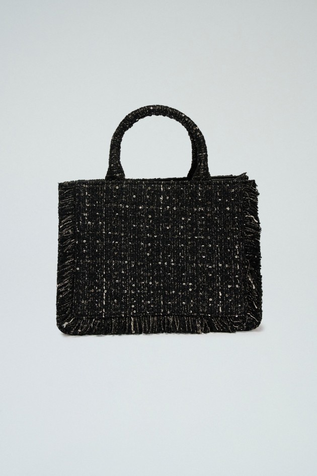 SAC À MAIN EN TWEED