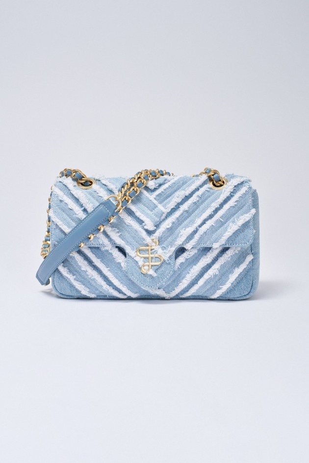 SAC EN JEAN AVEC CHAÎNE