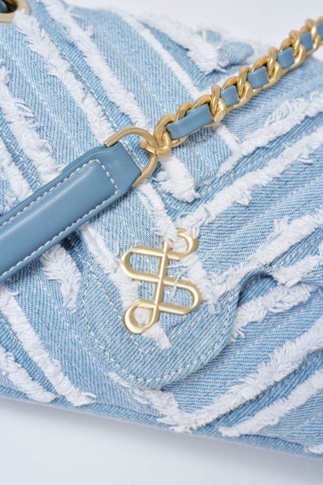 SAC EN JEAN AVEC CHAÎNE