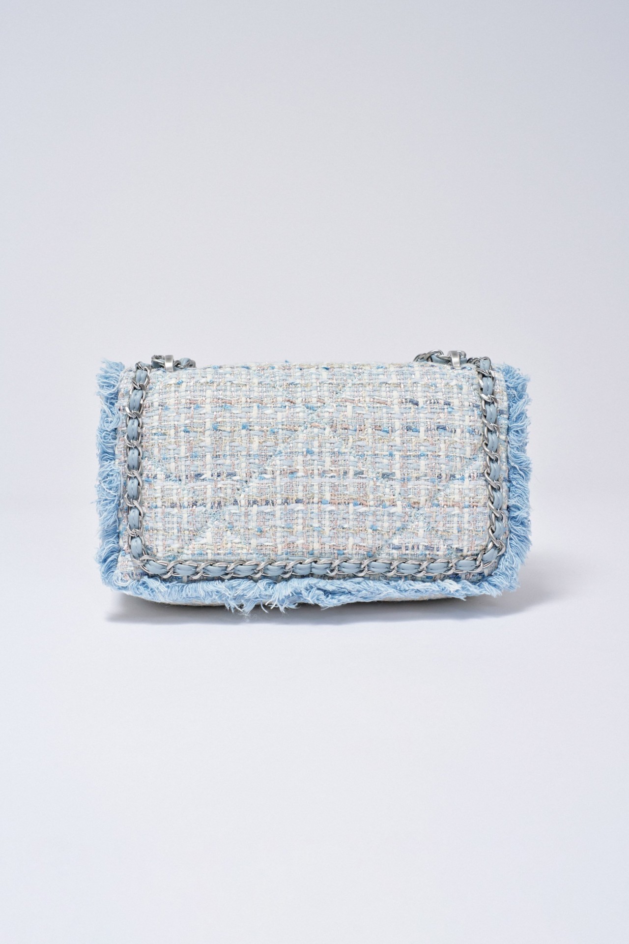 BOLSO TWEED CON CADENA