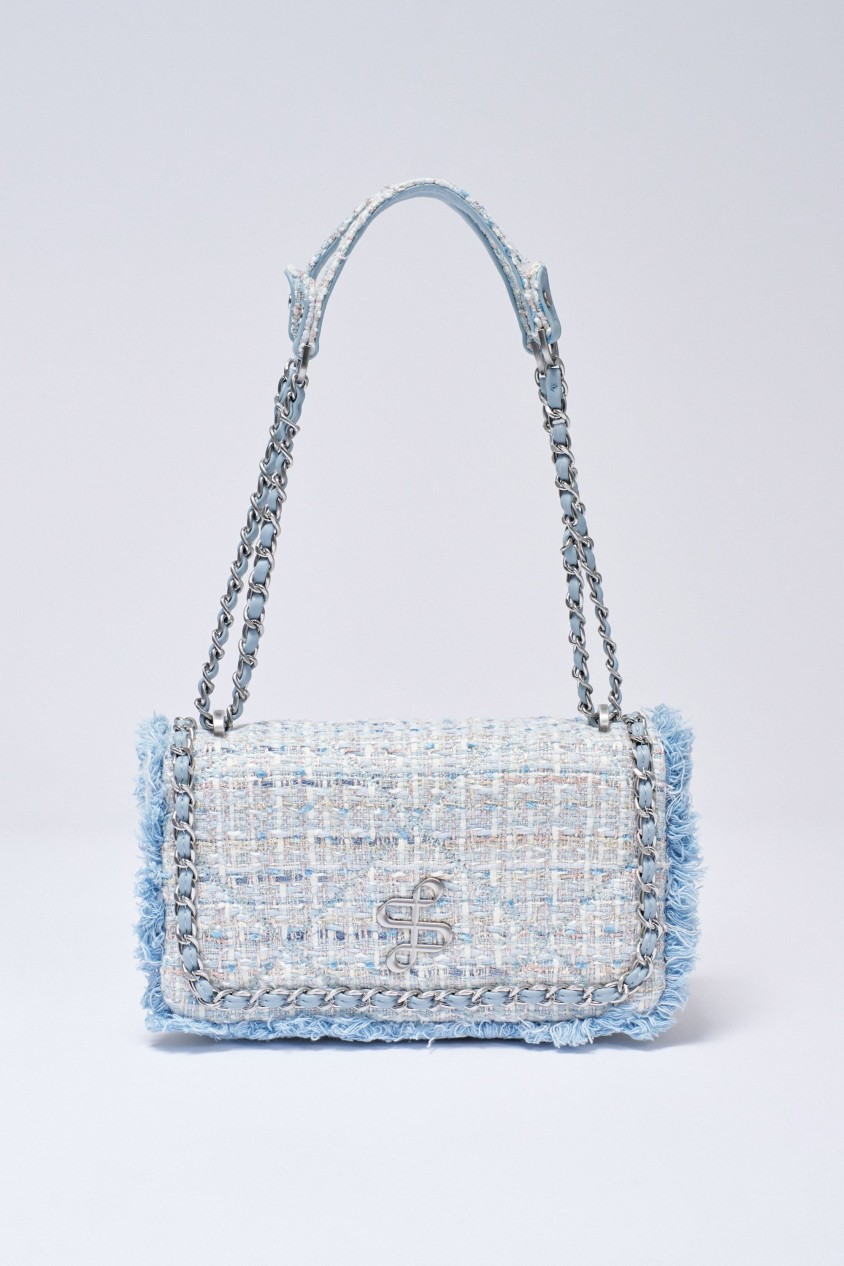 SAC TWEED AVEC CHAÎNE