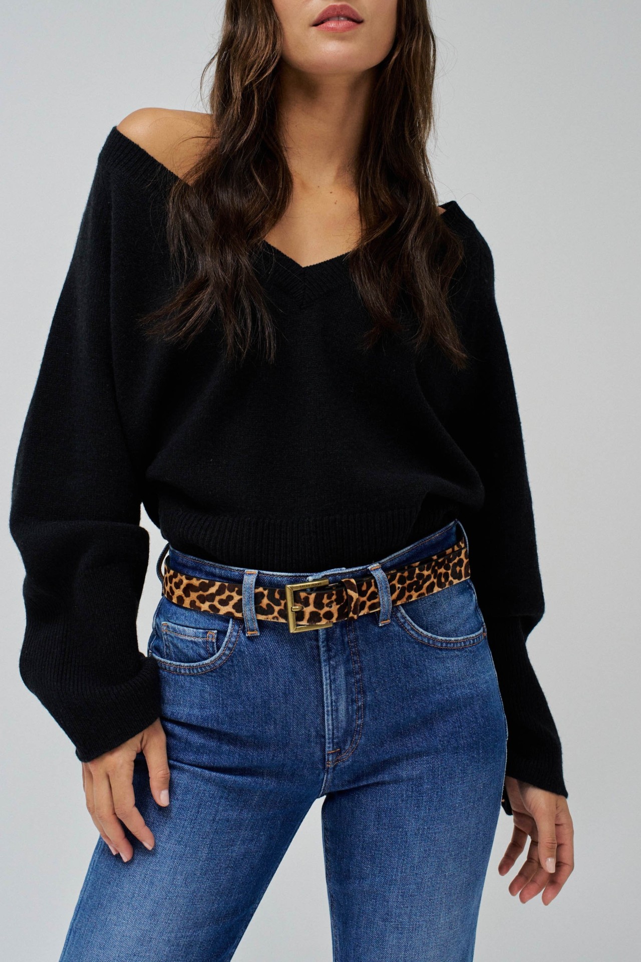 CEINTURE EN CUIR IMPRIM ANIMAL